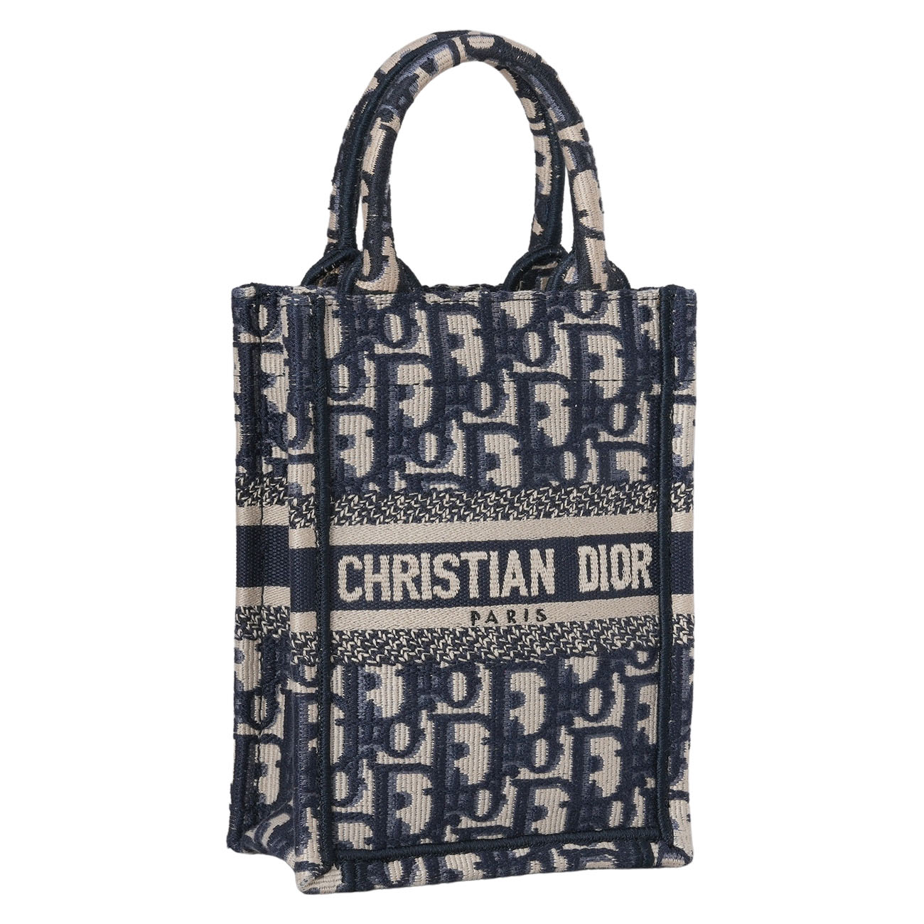CHRISTIAN DIOR(USED)디올 오블리크 북토트 폰홀더백 미니